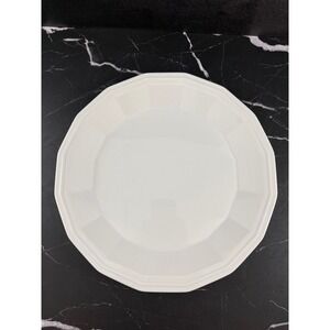 VTG Homer Laughlin Colonial White Dover Pattern 12in Plate Platter
